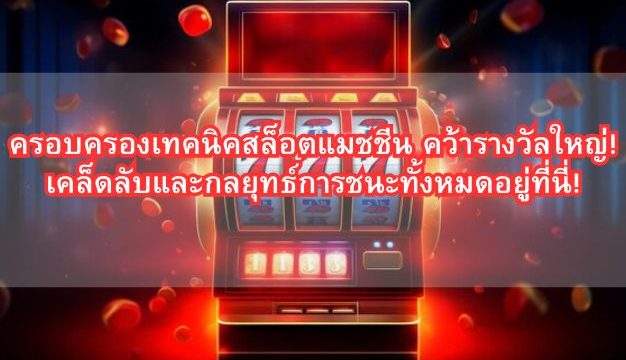 ครอบครองเทคนิคสล็อตแมชชีน คว้ารางวัลใหญ่! เคล็ดลับและกลยุทธ์การชนะทั้งหมดอยู่ที่นี่!